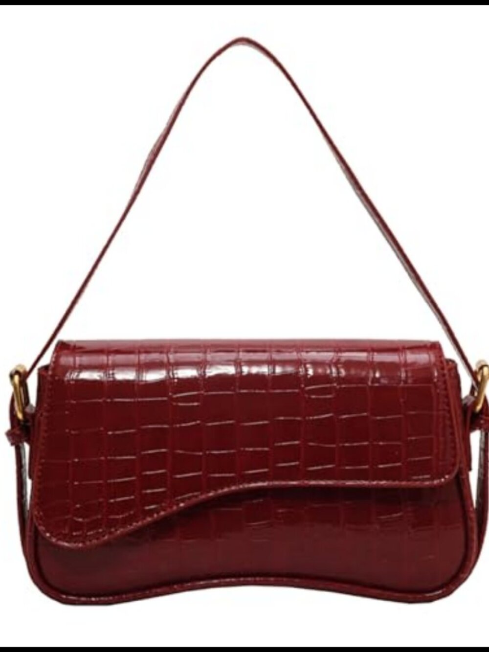 PU Leather Hobo Shoulder Bag Crossbody Purse with 2 Removable Straps